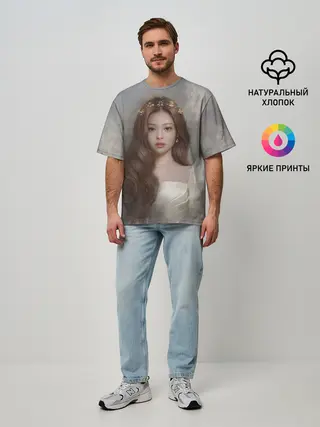 Мужская футболка оверсайз / Дженни маслом