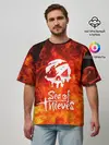 Мужская футболка оверсайз / SEA OF THIEVES