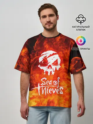 Мужская футболка оверсайз / SEA OF THIEVES