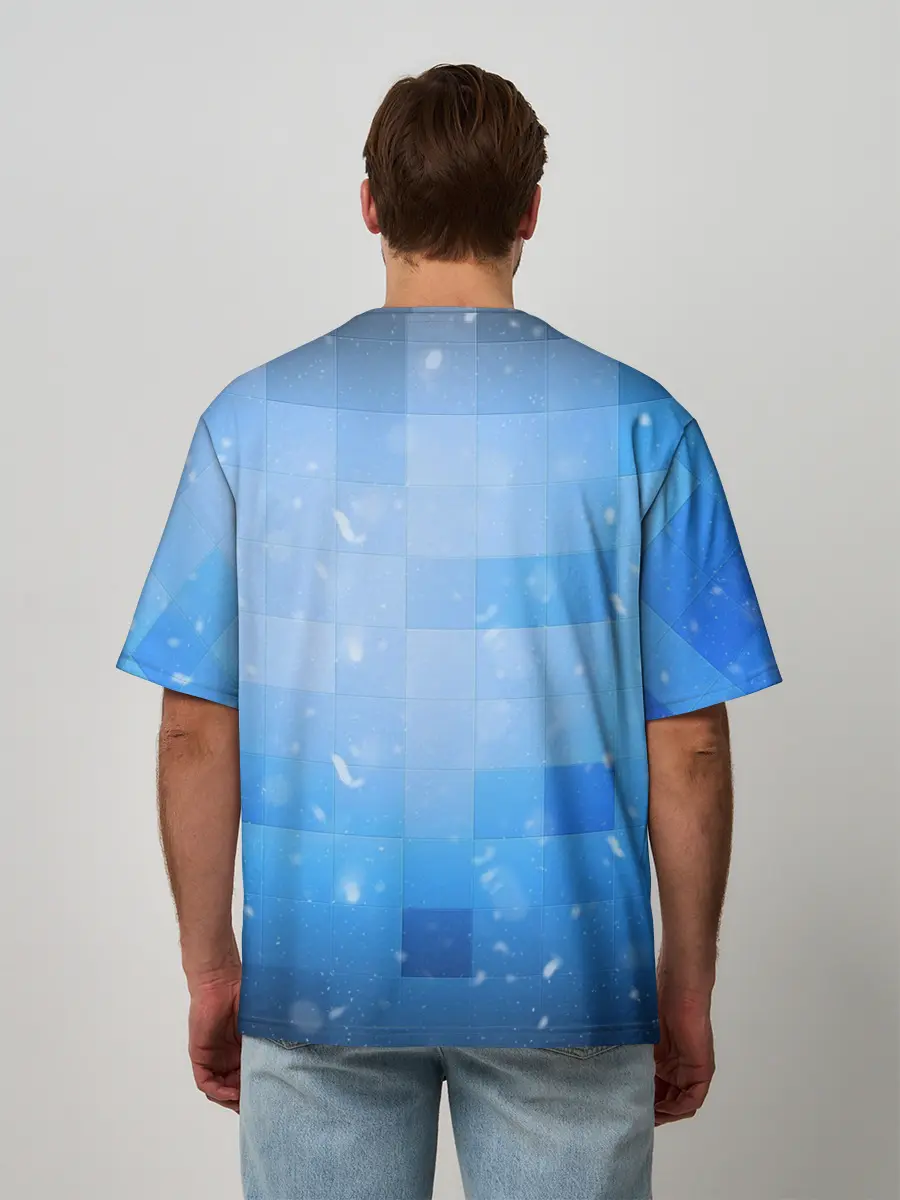 Мужская футболка оверсайз / Minecraft / Майнкрафт