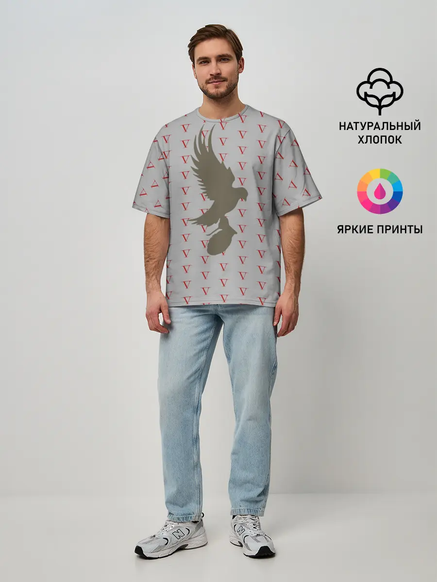 Мужская футболка оверсайз / Hollywood Undead