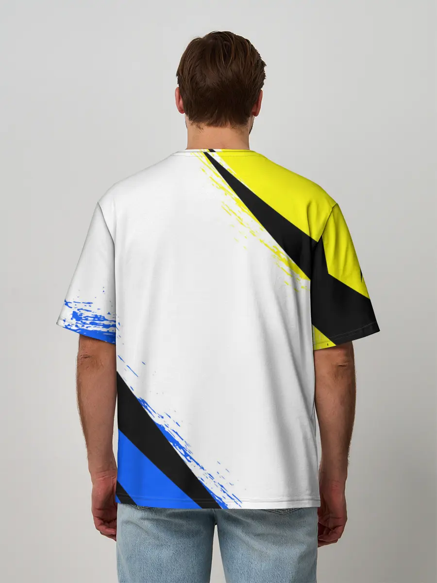 Мужская футболка оверсайз / СУПЕР СОНИК