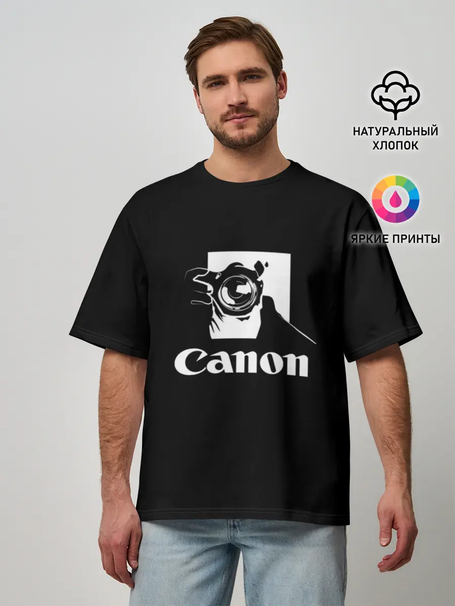 Мужская футболка оверсайз / Canon