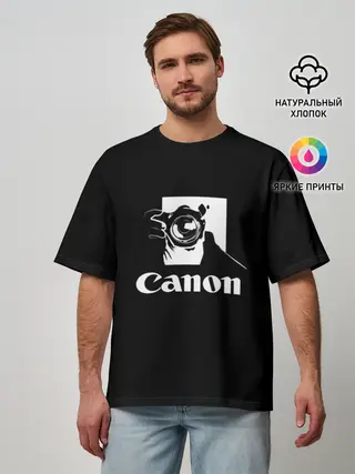 Мужская футболка оверсайз / Canon