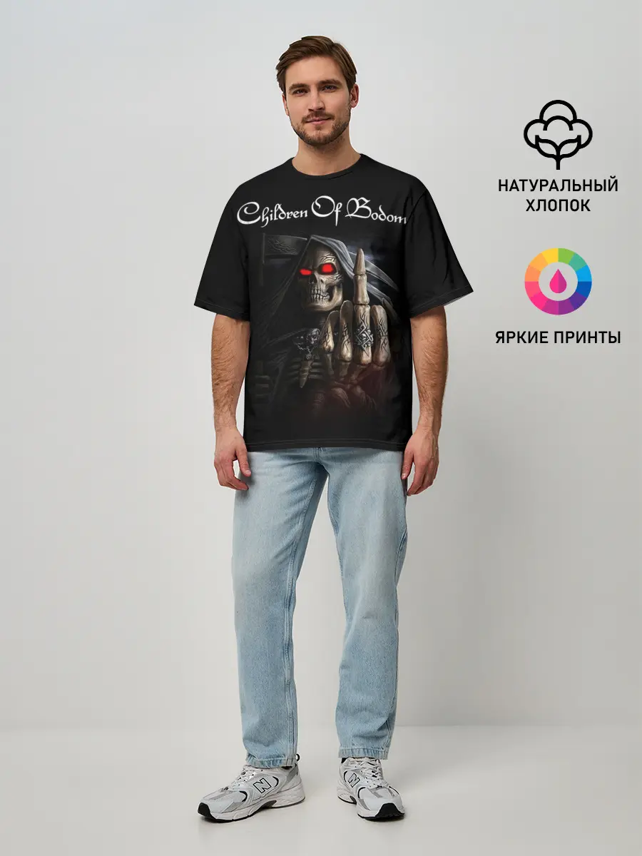 Мужская футболка оверсайз / Children of Bodom 9