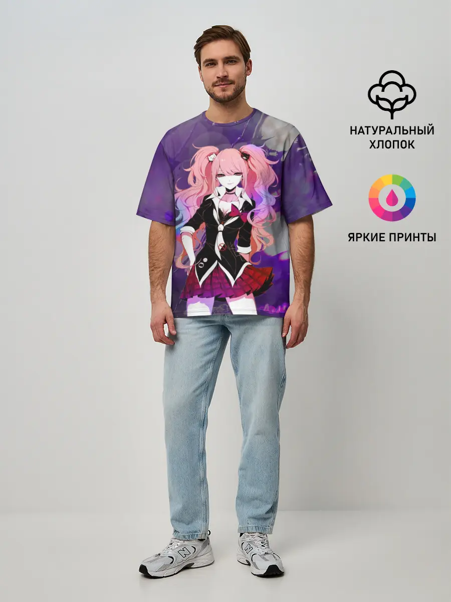 Мужская футболка оверсайз / Джунко Эношима