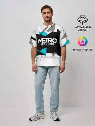 Мужская футболка оверсайз / Metro Exodus