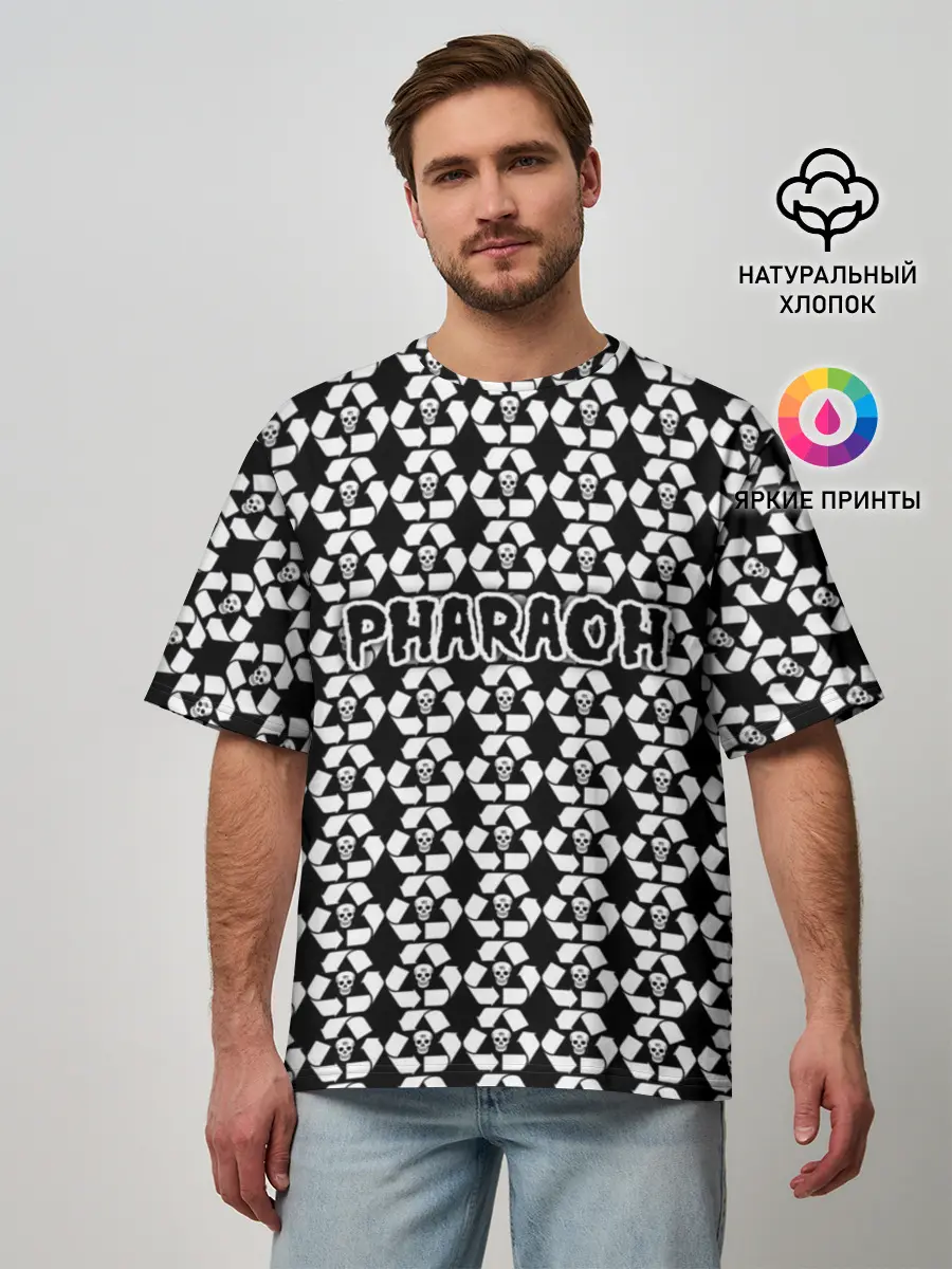 Мужская футболка оверсайз / Pharaoh
