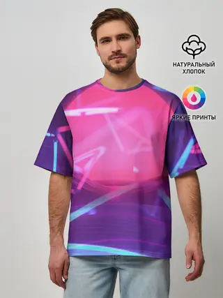 Мужская футболка оверсайз / IN DA CLUB!