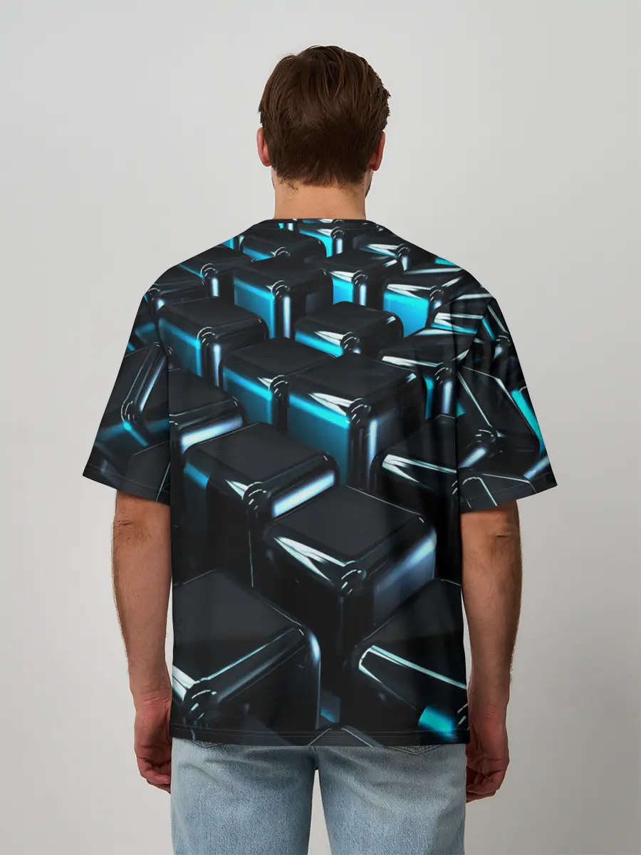 Мужская футболка оверсайз / ТЕКСТУРА