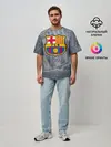 Мужская футболка оверсайз / Barcelona