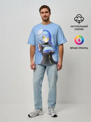 Мужская футболка оверсайз / Slime