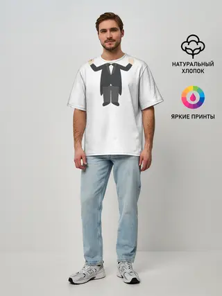 Мужская футболка оверсайз / Я - дерижер