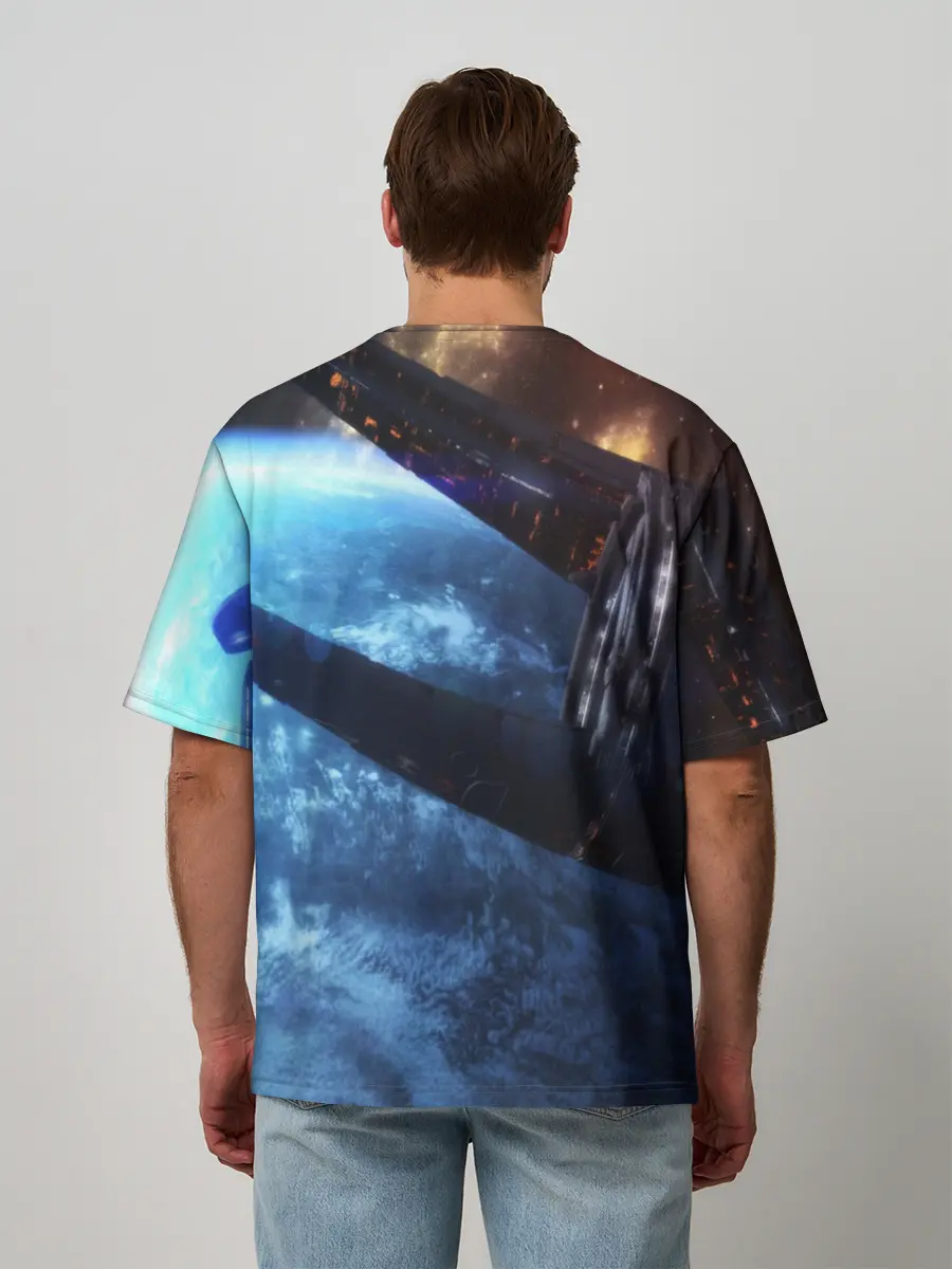 Мужская футболка оверсайз / MASS EFFECT