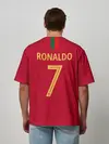 Мужская футболка оверсайз / Криштиану Роналду
