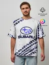 Мужская футболка оверсайз / SUBARU.