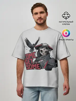 Мужская футболка оверсайз / Come get same