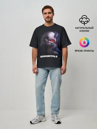 Мужская футболка оверсайз / UNDERTALE