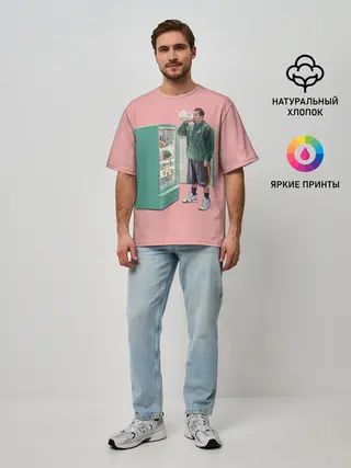 Мужская футболка оверсайз / Адам Сэндлер