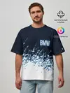 Мужская футболка оверсайз / BMW