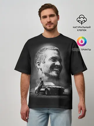 Мужская футболка оверсайз / Paul Walker