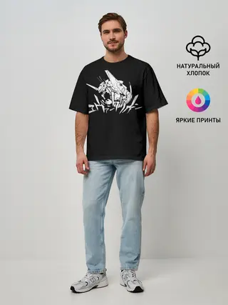 Мужская футболка оверсайз / EVANGELION