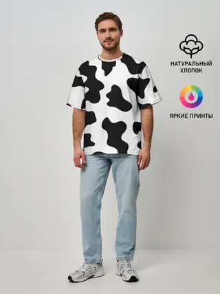 Мужская футболка оверсайз / Му-му