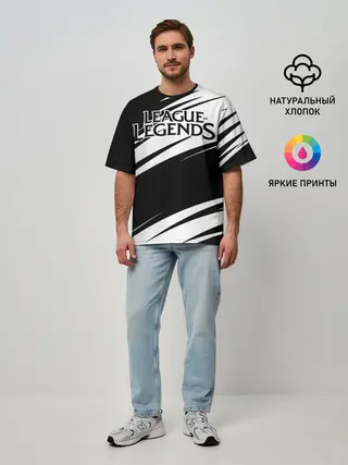 Мужская футболка оверсайз / League of Legends