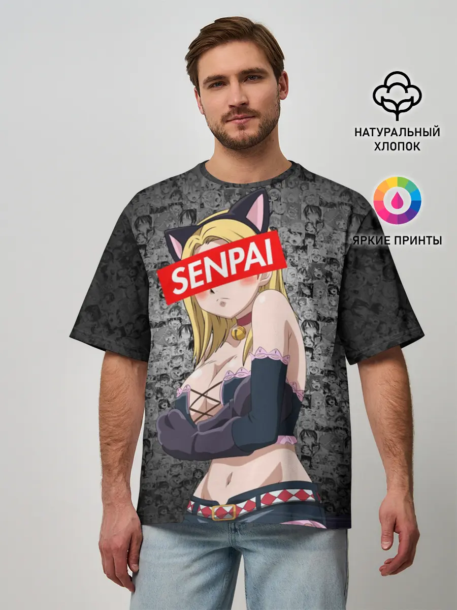 Мужская футболка оверсайз / Anime