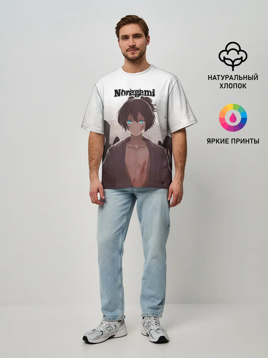 Мужская футболка оверсайз / NORAGAMI Yato