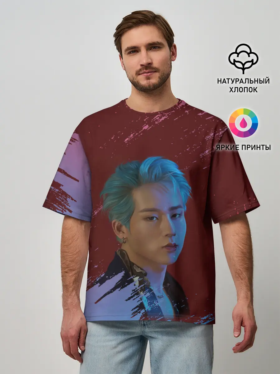 Мужская футболка оверсайз / MONSTA X | MX