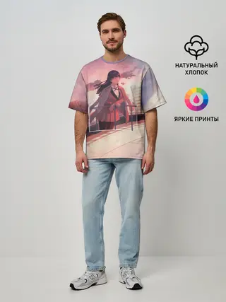 Мужская футболка оверсайз / Kakegurui Yumeko Jabami art