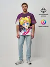 Мужская футболка оверсайз / Sailor Moon