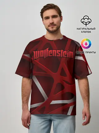 Мужская футболка оверсайз / Wolfenstein