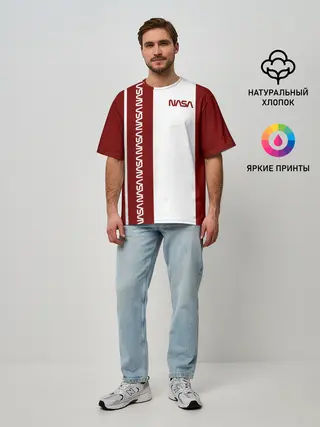 Мужская футболка оверсайз / NASA