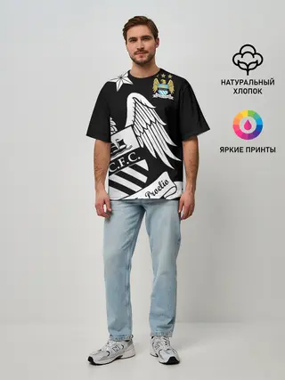 Мужская футболка оверсайз / Manchester City Exclusive