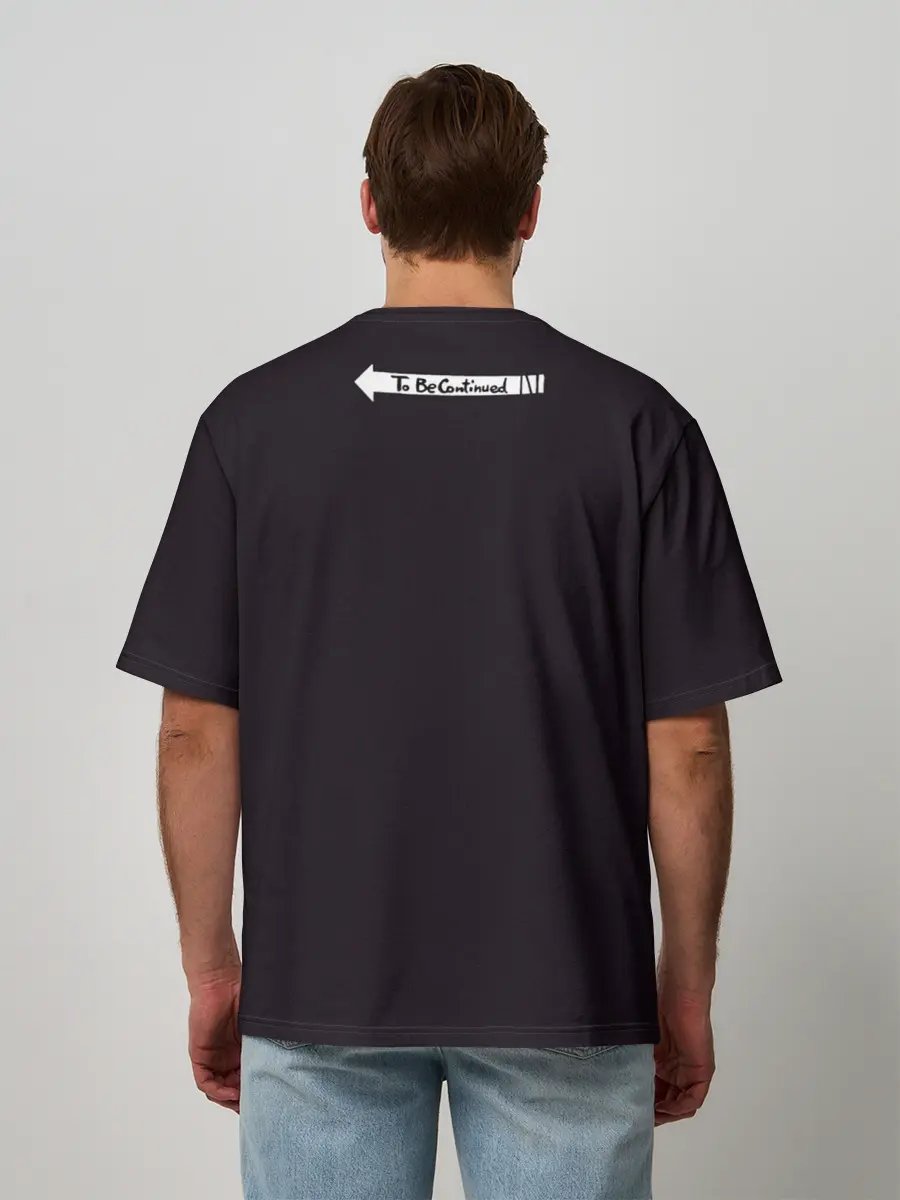 Мужская футболка оверсайз / To be continued