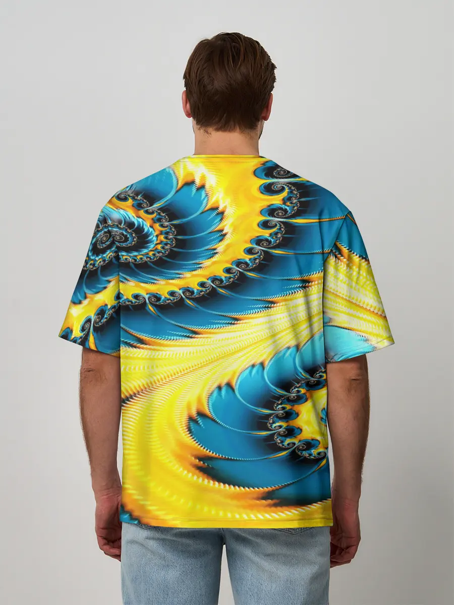 Мужская футболка оверсайз / ABSTRACT EXCLUSIVE