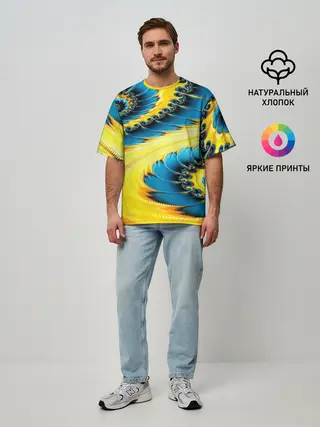 Мужская футболка оверсайз / ABSTRACT EXCLUSIVE