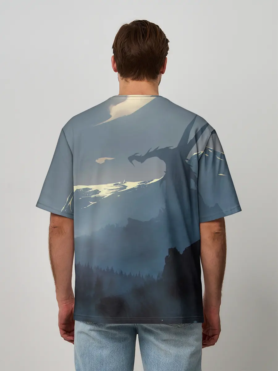 Мужская футболка оверсайз / Ведьмак