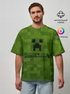 Мужская футболка оверсайз / Minecraft