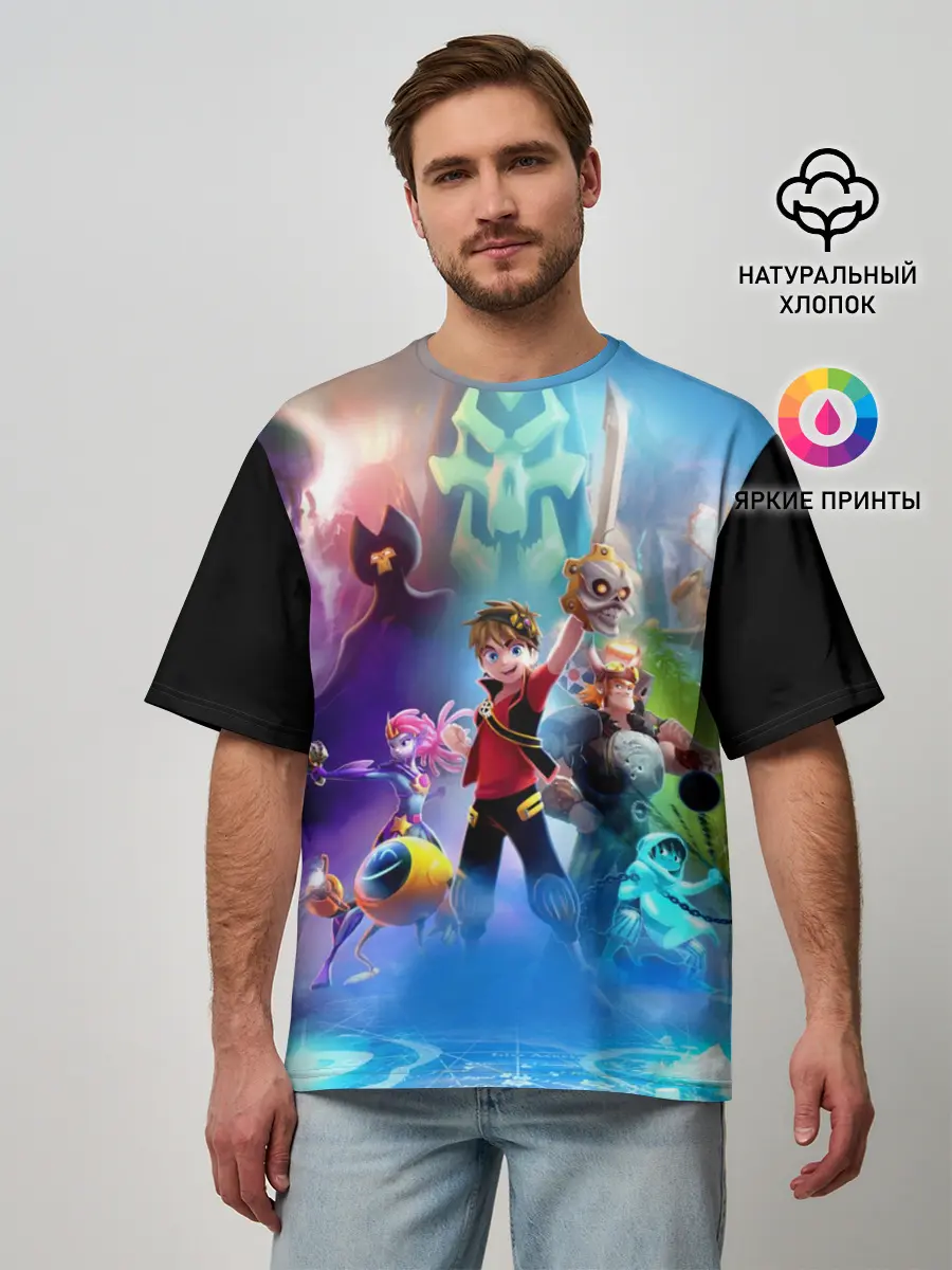 Мужская футболка оверсайз / Zak _