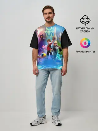 Мужская футболка оверсайз / Zak _