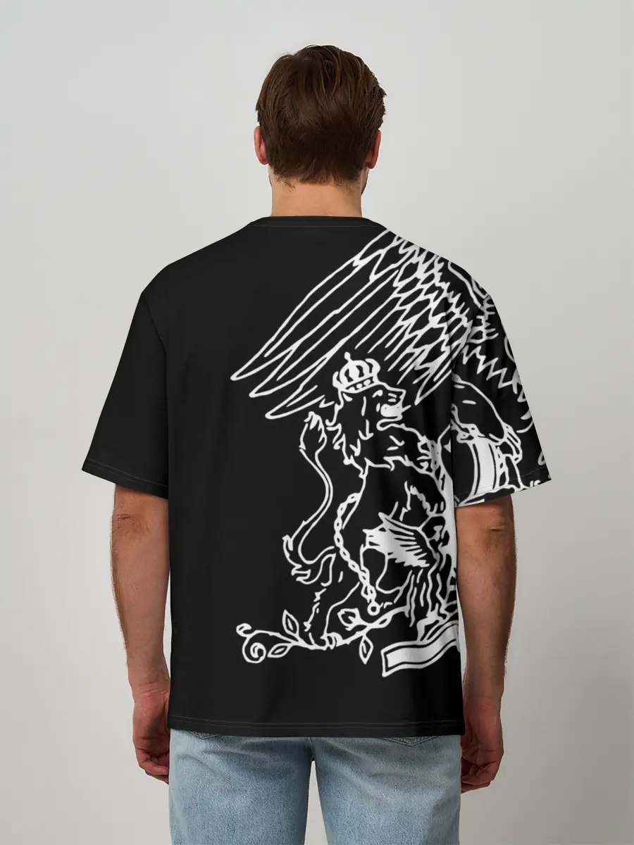 Мужская футболка оверсайз / Queen