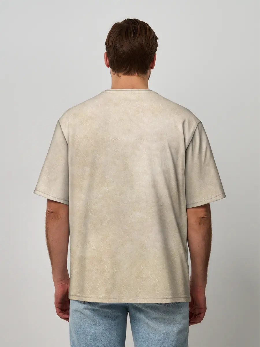 Мужская футболка оверсайз / Мельница