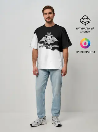 Мужская футболка оверсайз / Воздушно - десантные войска