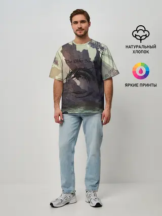 Мужская футболка оверсайз / The Elder Scrolls