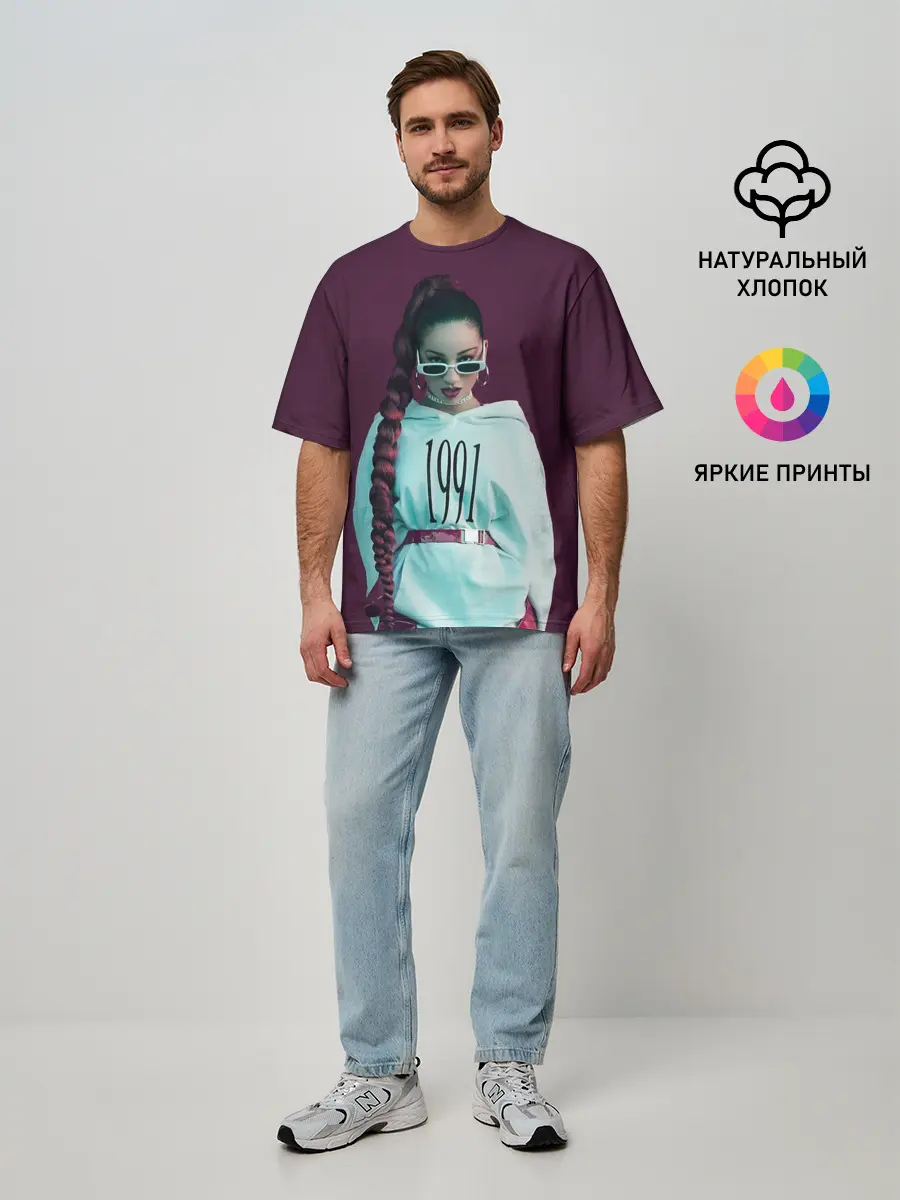 Мужская футболка оверсайз / Стильная Даниэлла