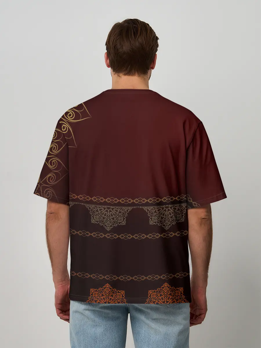 Мужская футболка оверсайз / Форма Казахстан