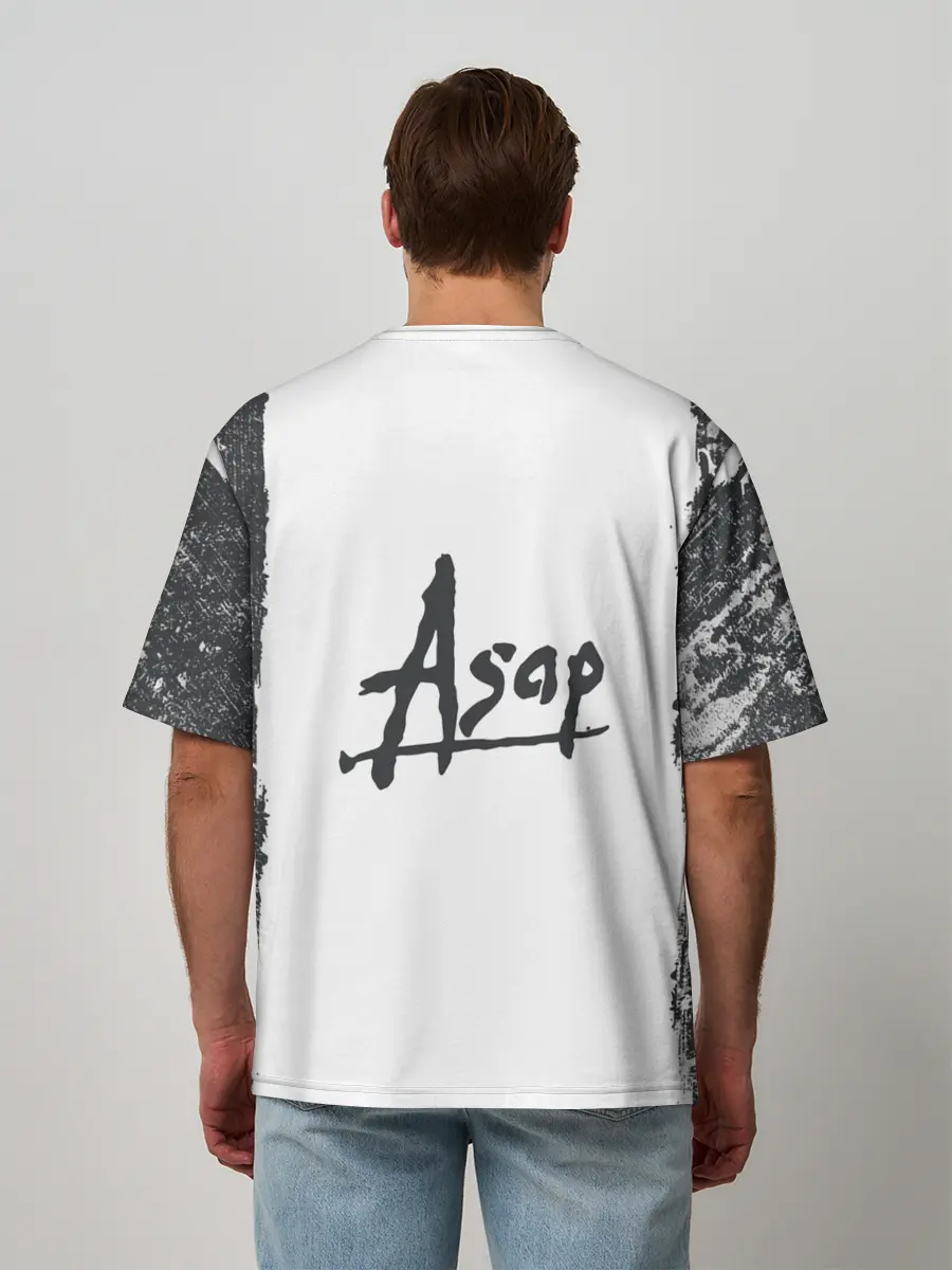 Мужская футболка оверсайз / ASAP ROCKY | АСАП
